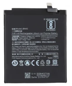 batterie REDMI NOTE 4 ORIGINAL